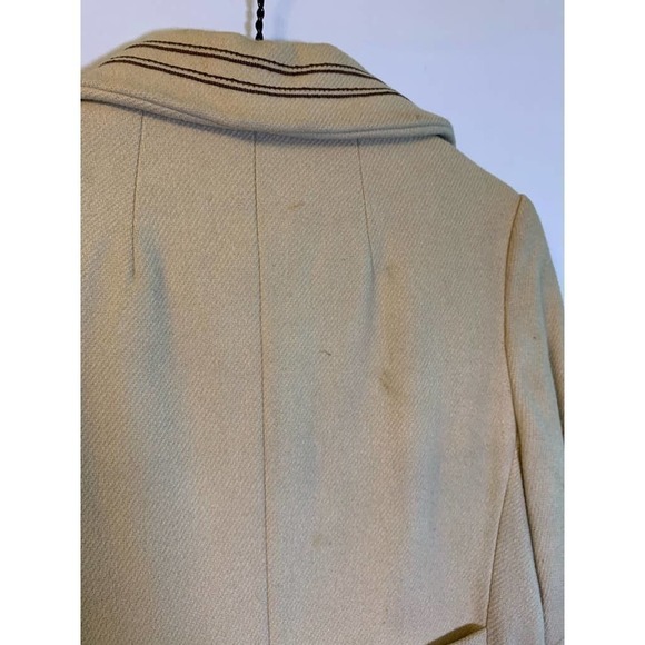 𝅺VINTAGE Junior Gallery off-white wool jacket - Picture 9 of 13